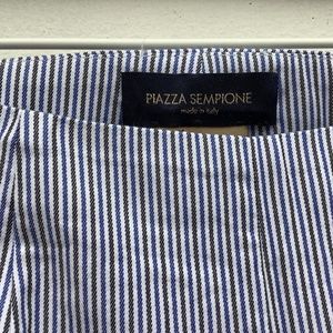 Piazza Sempione size 40 striped audrey pants with cuff